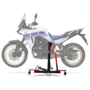 Central Stand compatible with Honda Transalp XL 750 23-24 red Paddock Stand ConStands Power-Evo