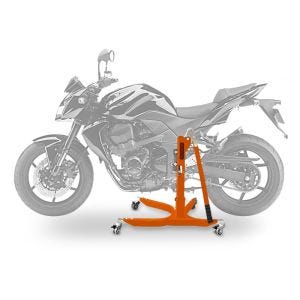 Central Stand compatible with Kawasaki Z 750 / R 07-12 orange Paddock Stand ConStands Power-Classic