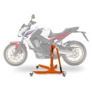 Central Stand compatible with Honda CB 650 F 14-18 orange Paddock Stand ConStands Power-Classic