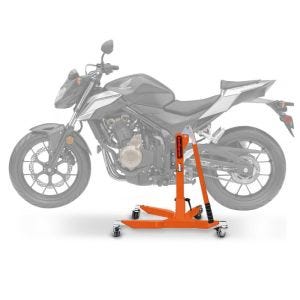 Central Stand compatible with Honda CB 500 F 16-18 orange Paddock Stand ConStands Power-Classic