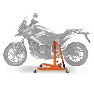 Central Stand compatible with Honda NC 700 S / X 12-13 DCT orange Paddock Stand ConStands Power-Classic