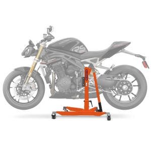 Zentralständer Triumph Speed Triple 1200 RS 2021 orange Motorradheber ConStands Power-Classic_1