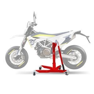 Central Stand compatible with Husqvarna 701 Supermoto 15-24 red Paddock Stand ConStands Power-Classic