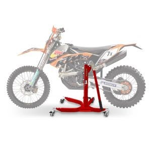 Central Stand compatible with KTM 690 Enduro / R 08-16 red Paddock Stand ConStands Power-Classic