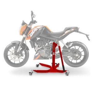 Central Stand compatible with KTM 125 Duke 11-16 red Paddock Stand ConStands Power-Classic