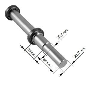 Pin adapter Bolt for rear paddock stand ConStands Single compatible with Ducati 1.01-0.85 inch