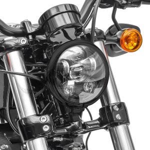 LED Scheinwerfer 5,75 Zoll für Harley Davidson Hauptscheinwerfer schwarz Craftride_1