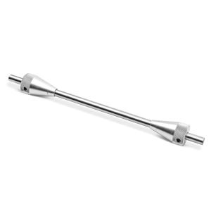 Motorcycle balancing axle 0.75 inch with clamping cones / cone ConStands for balancing device axle / shaft