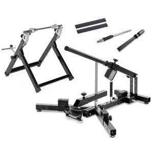 Set Motorrad Reifenmontiergerät MD4 mit Wuchtbock WU-2 + Auswucht Zubehör + Ventileinzieher_1
