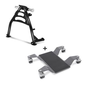 Hauptständer + Rangierhilfe für Honda Transalp XL 650 V 00-06 Constands Rangierplatte_0
