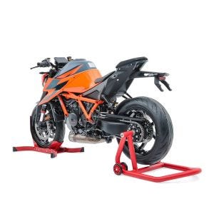 Einarm Montageständer hinten für Ducati Panigale V2 2020 + Motorradwippe Constands Single One rot_1