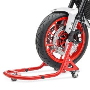 Montageständer vorne für Ducati Diavel / 1260 / S Rangierhilfe XB2 L Constands rot_1