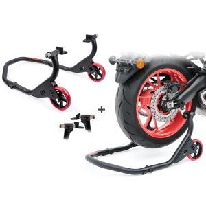 Hinterrad Montageständer Set für Triumph Trident 660 ConStands Falcone mit L und V Aufnahme schwarz_1