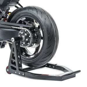 Einarm Montageständer hinten für Triumph Speed Triple 1200 RS 2021 Constands SC1 Alu Motorradständer schwarz_1