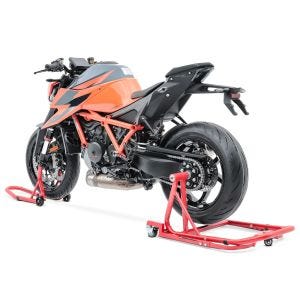 Einarm Montageständer Set für MV Agusta F4 1000 04-18 Constands Rangierhilfe FKR rot_1