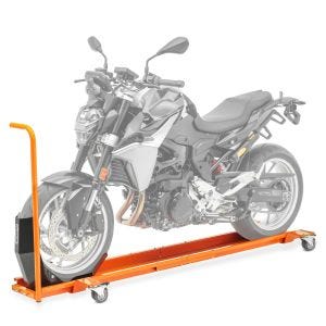 Dolly Mover compatible with BMW R 1250 R / RS / RT ConStands Smart-Mover with Wheel chock orange