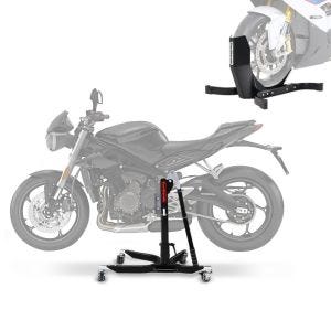 ConStands Zentralständer für Triumph Speed Triple 1200 RS 2021 Power Classic + Motorradwippe_1