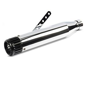 Craftride Exhaust for Cruiser Custom Rear Silencer Straight chrome CB6564