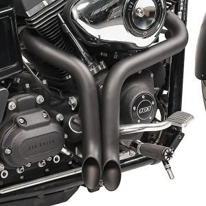 Craftride Auspuff fits for Harley Davidson Sportster 883 R Roadster 02-15 Drag Pipe black