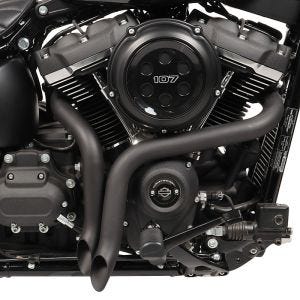 Auspuff für Harley Breakout 114 18-21 Drag Pipe Schalldämpfer schwarz Craftride_1