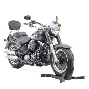 Motorcycle Wheel Chock compatible with Cruiser DH103 Front Stand ConStands Easy-Plus black