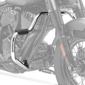 ,Crash Bar Mustache compatible with Indian Chief,, Chieftain,, Springfield,, Roadmaster 15-24 chrome Craftride,