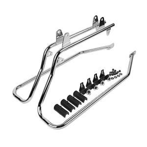 Hard Saddlebag Conversion Brackets fits for Harley Davidson Softail Standard 99-06 chrome Craftride