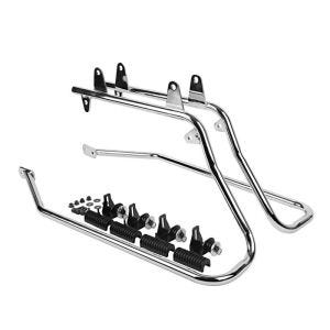 Hard Saddlebag Conversion Brackets fits for Harley Davidson Softail 1986-2017 chrome Craftride