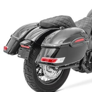 Side Case Set compatible with Yamaha XVS 1300 A Midnight Star Craftride Delaware 33Ltr black