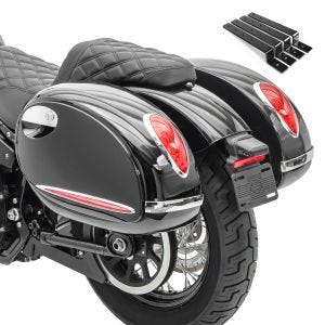 Hard saddlebags compatible with Indian Chief Dark Horse ALH Craftride