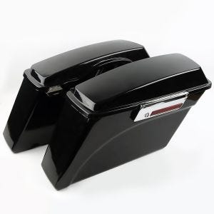 ,Hard saddlebags fits for Harley Davidson Road King Classic (FLHRC/I) 98-13,, black Craftride,