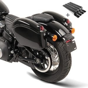 Hard saddlebags Set for Cruiser Custom Craftride Nebraska 12Ltr CB34416