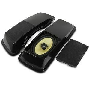 Saddlebag Lids with Speakers fits for Harley Davidson Electra Glide Ultra Limited 09-13 Craftride