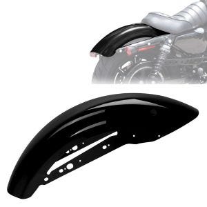 Mudguard compatible with Harley Davidson Sportster 10-20 rear wheel cover Craftride FH1 black glossy