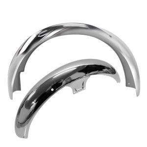 Set Front + rear fender for Simson S51 S50 S70 Mudguard hugger Craftride chromed