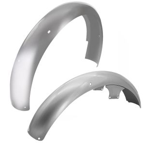 Set Front + rear fender for Simson S51 S50 S70 Mudguard hugger Craftride silver