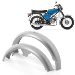 Set Front + rear fender for Simson S51 S50 S70 Mudguard hugger Craftride silver