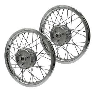 ,Set 2x Spoke wheel rim aluminum 1,,85x16 for Simson S51 S50 S70 Schwalbe KR51 alloy Craftride AF24,