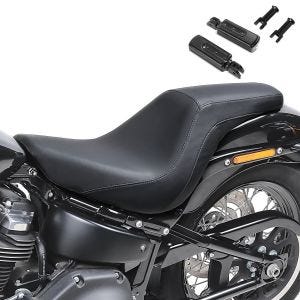 Sitzbank Set für Harley Softail Standard 20-21 mit Fußrasten und Halter Craftride FS7_1