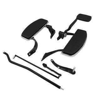 Footboard Kit fits for Harley Davidson Dyna Super Glide Custom 06-15 floorboards Craftride FK2
