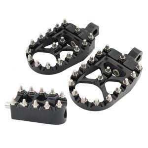 Rider footrests + shifter footrest fits for Harley Davidson Dyna Low Rider / S Craftride MX black