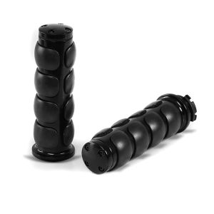 Lenker-Griffe 1" Zoll Craftride CG3 CNC Alu für Harley-Davidson Kawasaki Yamaha Suzuki Honda schwarz_0