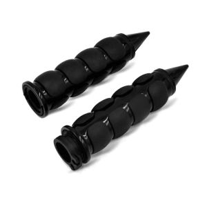 Lenker-Griffe 1" Zoll Craftride CG5 CNC Alu für Harley-Davidson Kawasaki Yamaha Suzuki Honda schwarz_0