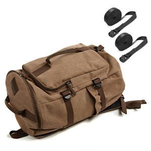 Gepäckrolle für Harley Sportster 1200 Nightster Hecktasche Craftride VG5 braun_0