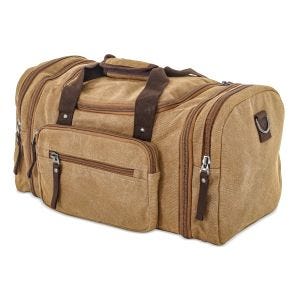 Motorrad Hecktasche Craftride RT4 Reisetasche Canvas 35Ltr braun_1