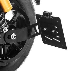 Seitlicher Kennzeichenhalter für Yamaha XV 950 / R 14-20 Craftride schwarz_1