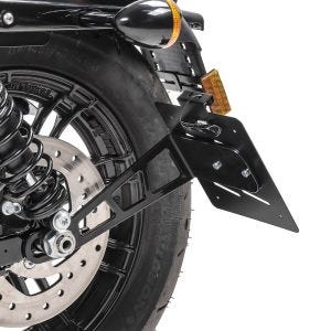 Kennzeichenhalter seitlich L für Harley Davidson Sportster 04-20 schwarz_0