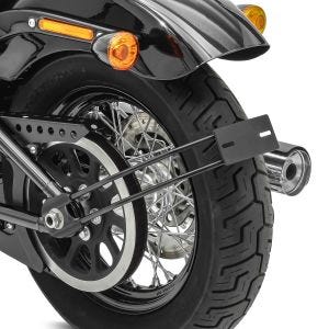 Side Mount license plate holder bracket Universal tail tidy for 0.79 inch axle Craftride PH1