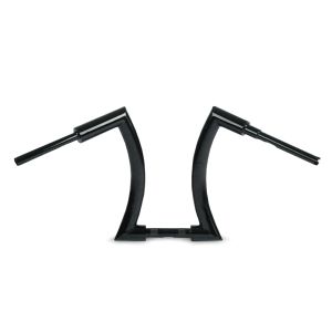 Handlebar CBA Extra Fat 2" Height 16" fits for Harley Davidson by Craftride Black