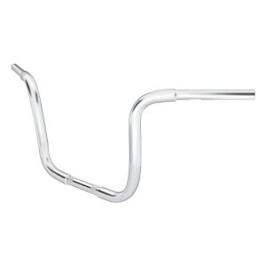 Handlebar Ape Hanger Fat Custom 1-1/4" Height 14" fits for Harley Davidson by Craftride Chrome